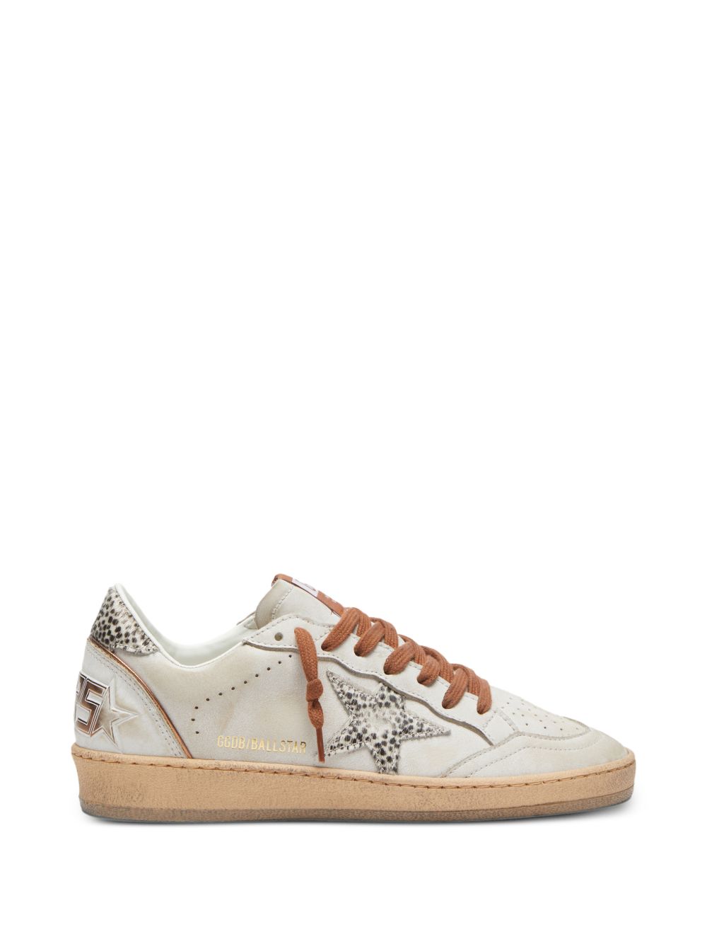 Golden Goose Ball Star Leather Upper Toe And Spur With Piping horsy-star