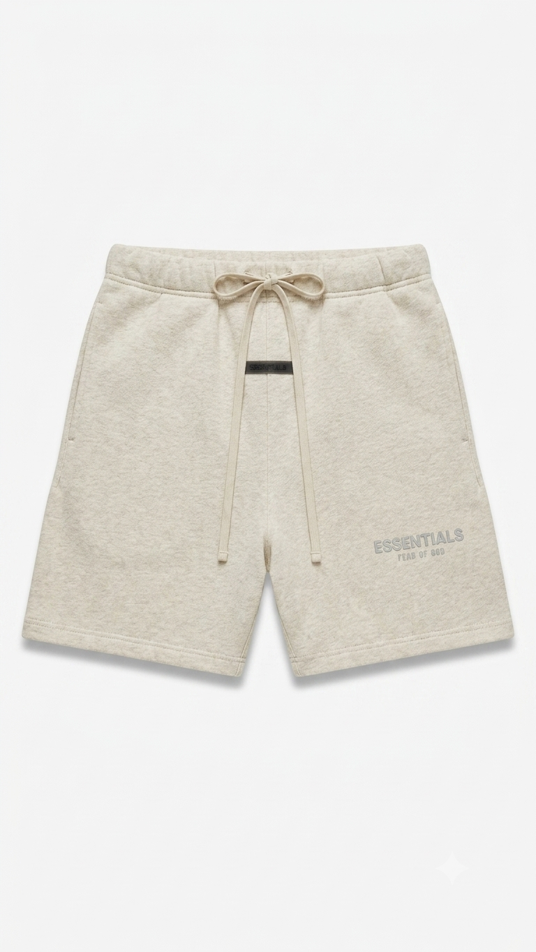 Fear of God Essentials Classic Fleece Sweatshort 'Heather Stone'