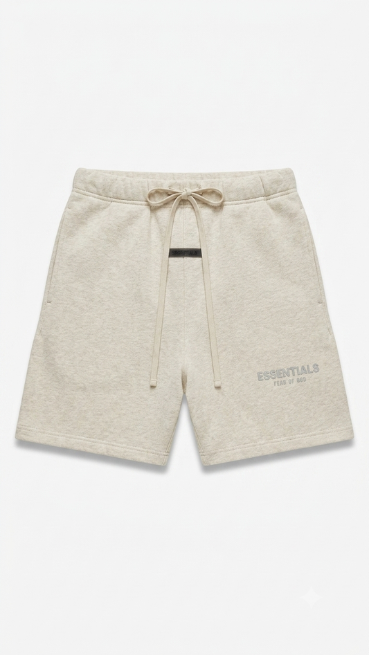 Fear of God Essentials Classic Fleece Sweatshort 'Heather Stone'