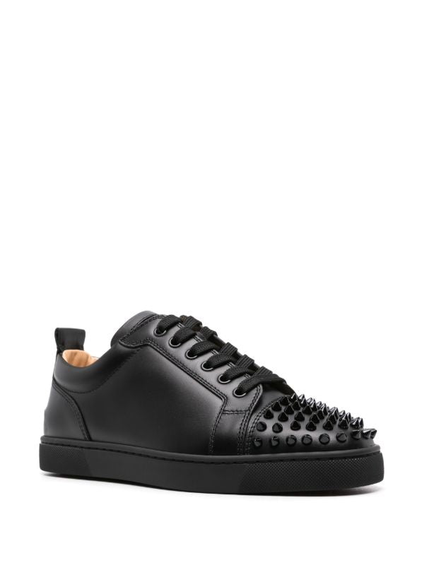 Christian Louboutin Louis Junior Spikes Flat 'Black'