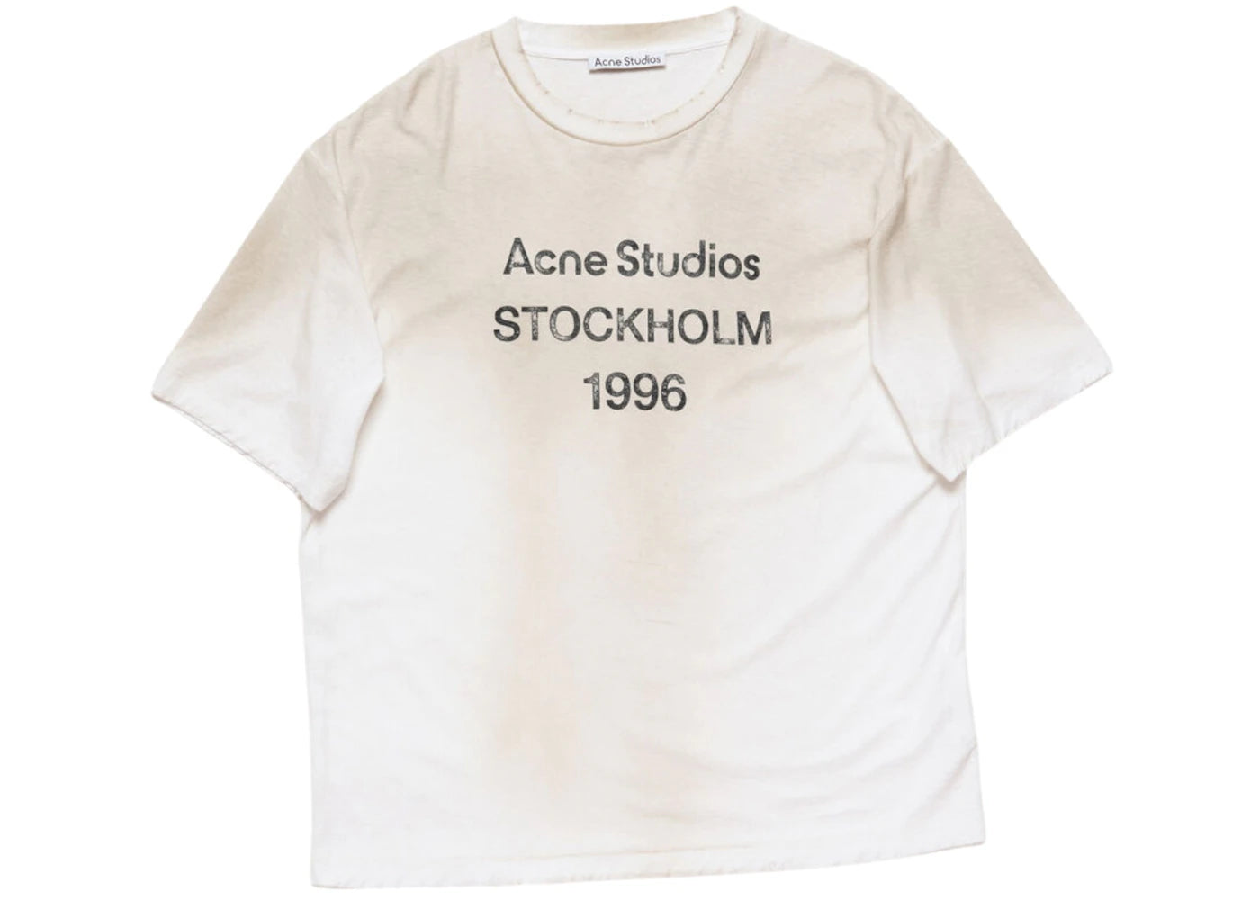 Acne Studios Crew Neck T-shirt Dusty White