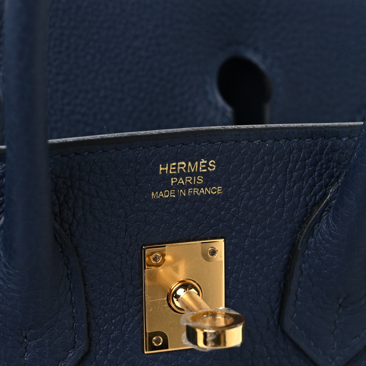 Hermes Togo Birkin 25 Bleu Abysse