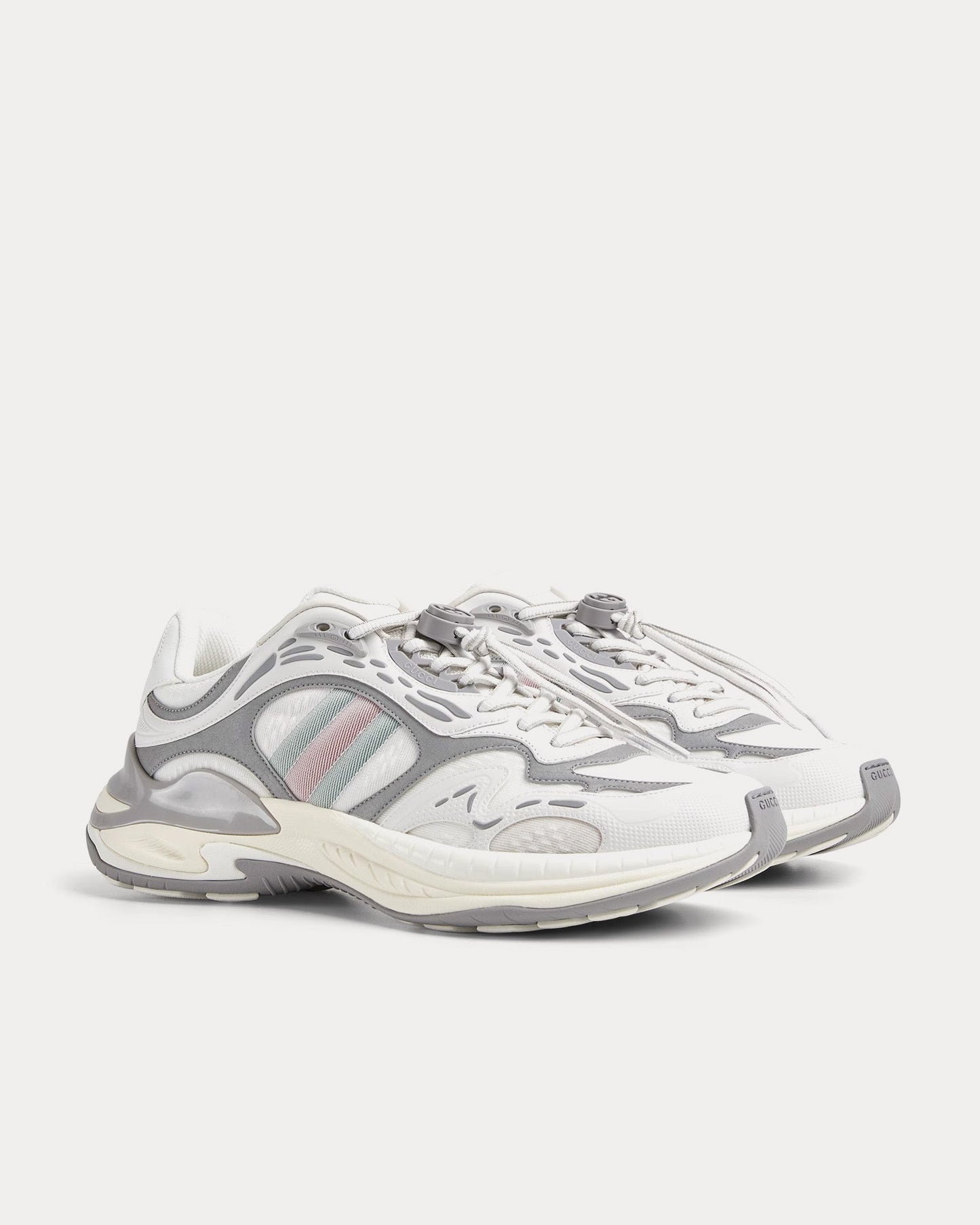 Gucci - 2.0 Mesh & Leather White / Grey