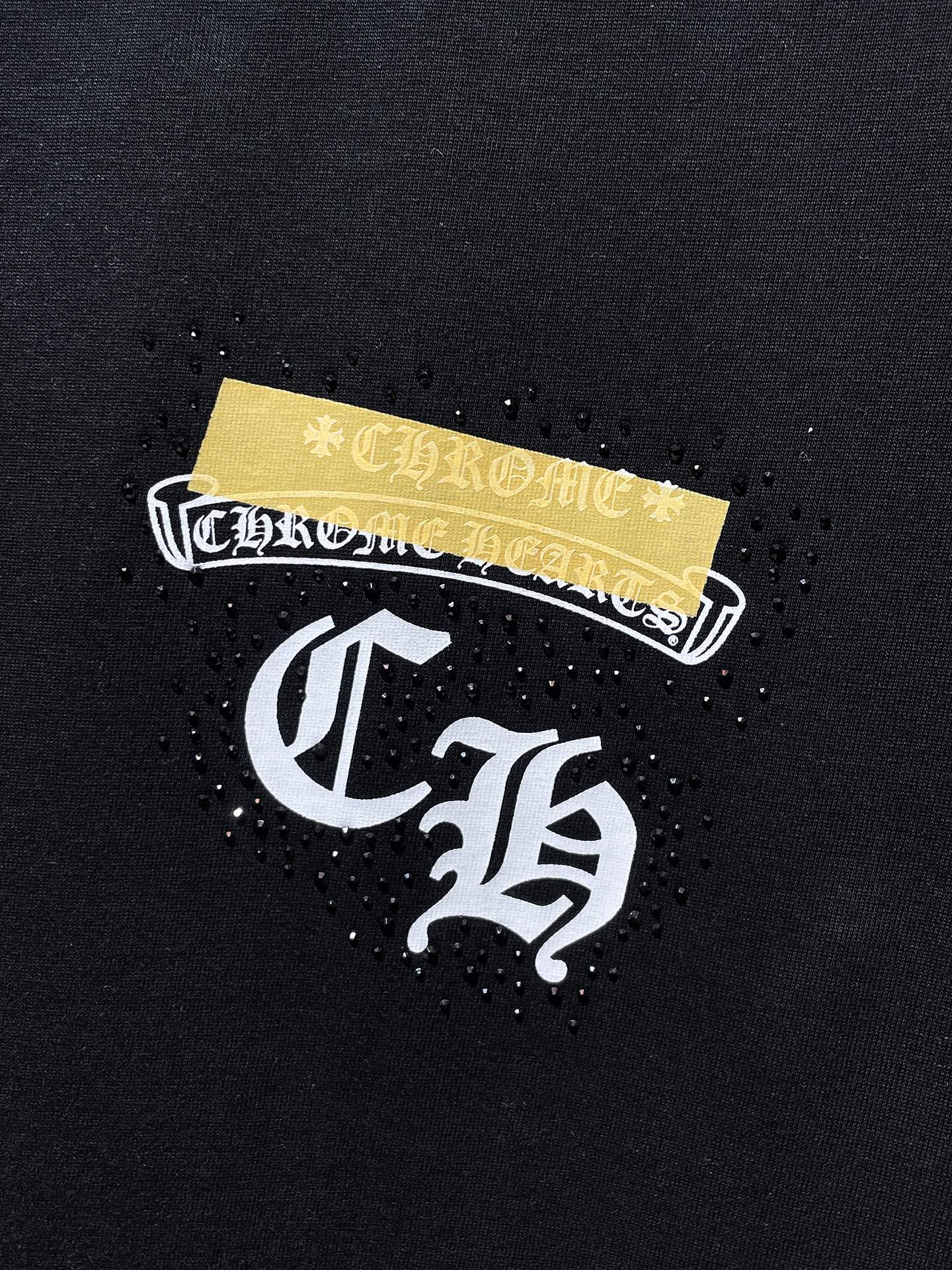 Chrome Hearts Horseshoe Type Logo T-Shirt 'Black'