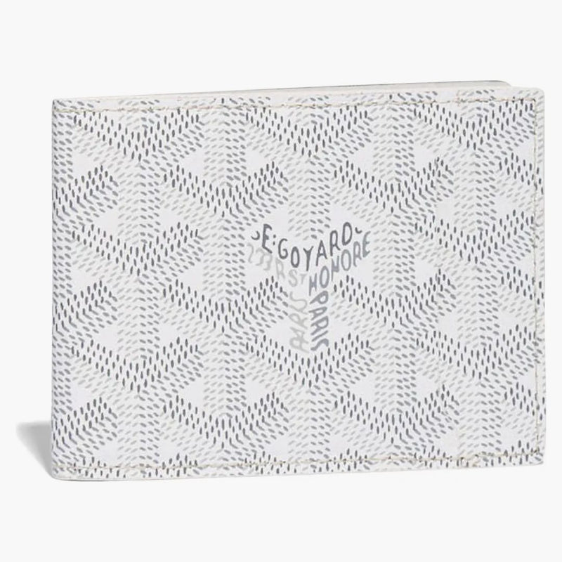Goyardine Insert Victoire Card Wallet White