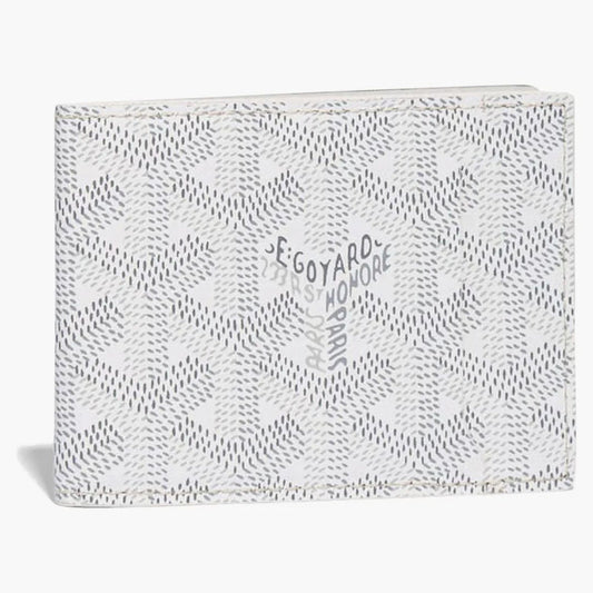 Goyardine Insert Victoire Card Wallet White