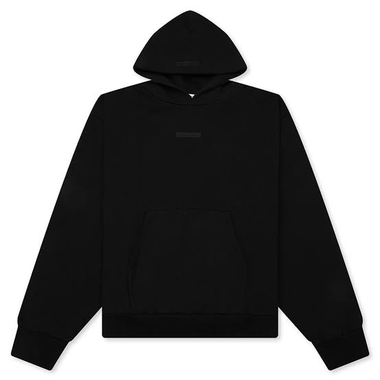 Fear of God Essentials Fleece Hoodie 'Jet Black'