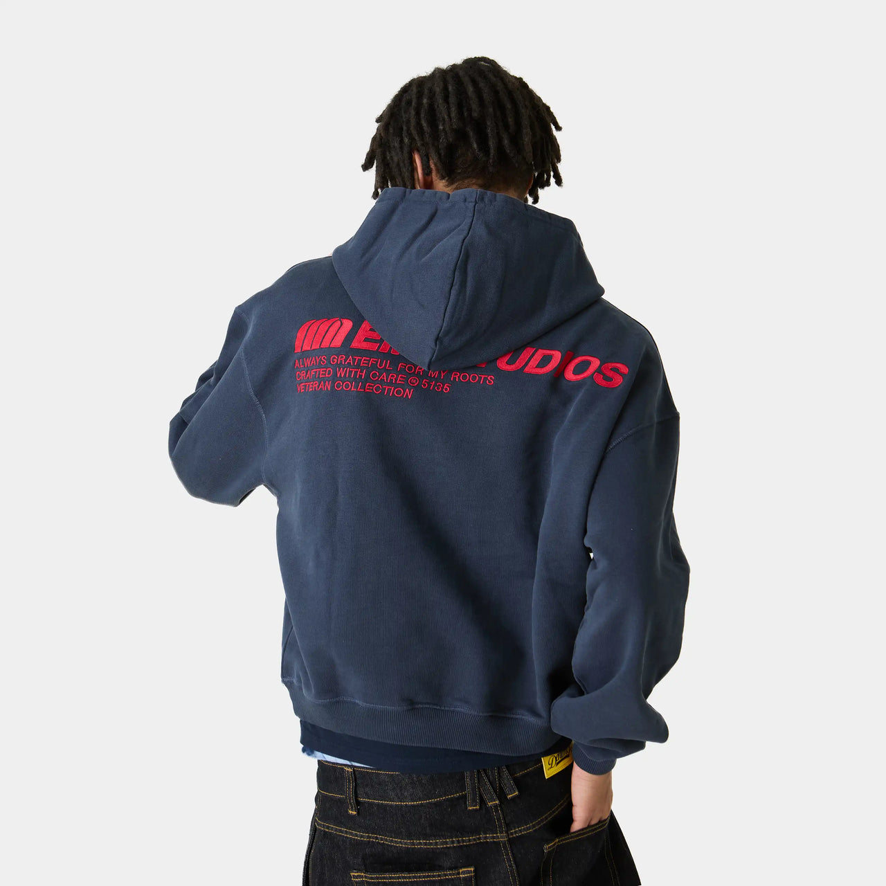 Eme Studios Roots Navy Oversized Hoodie