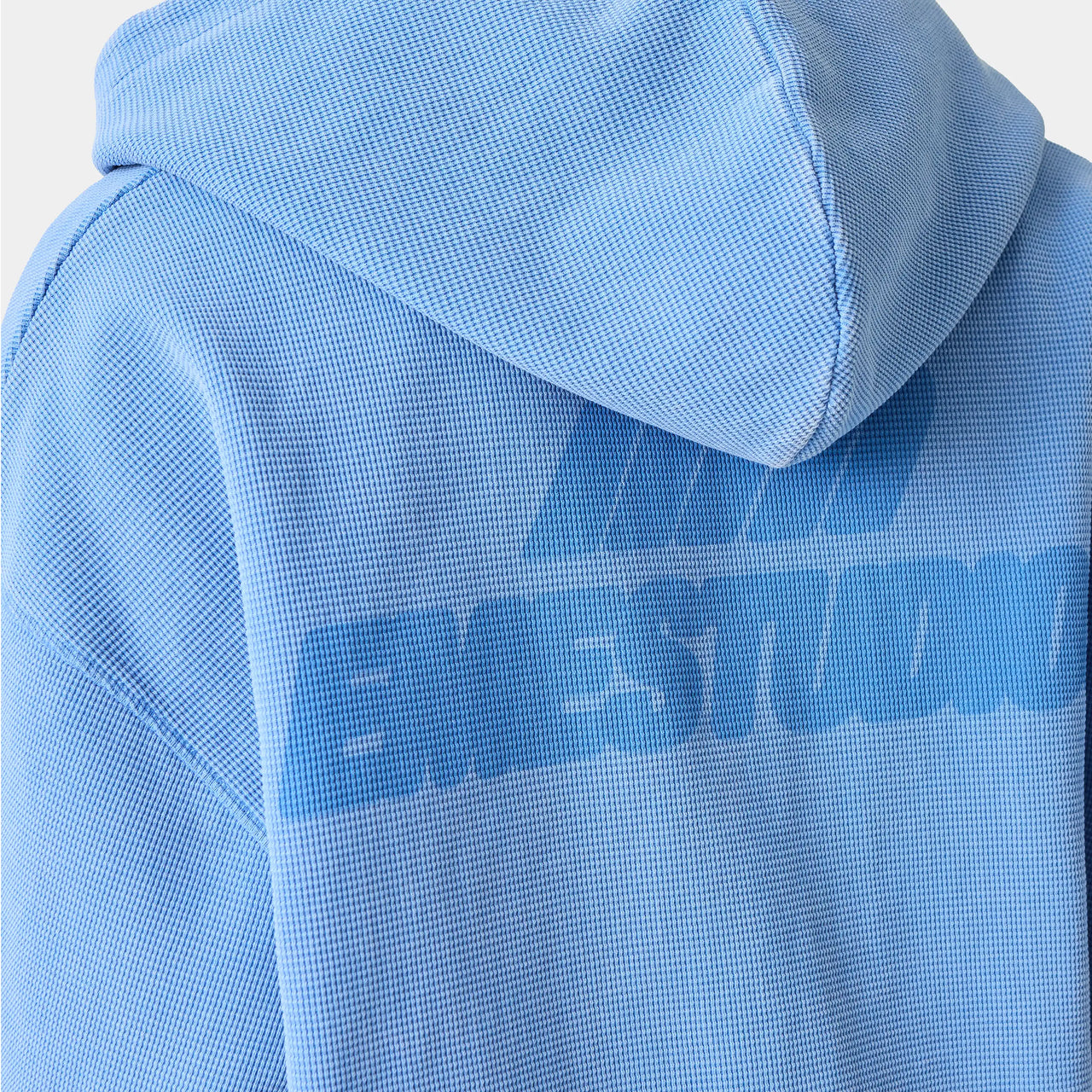 Eme Studios Waffle Cobalt Croped Boxy Full Zip