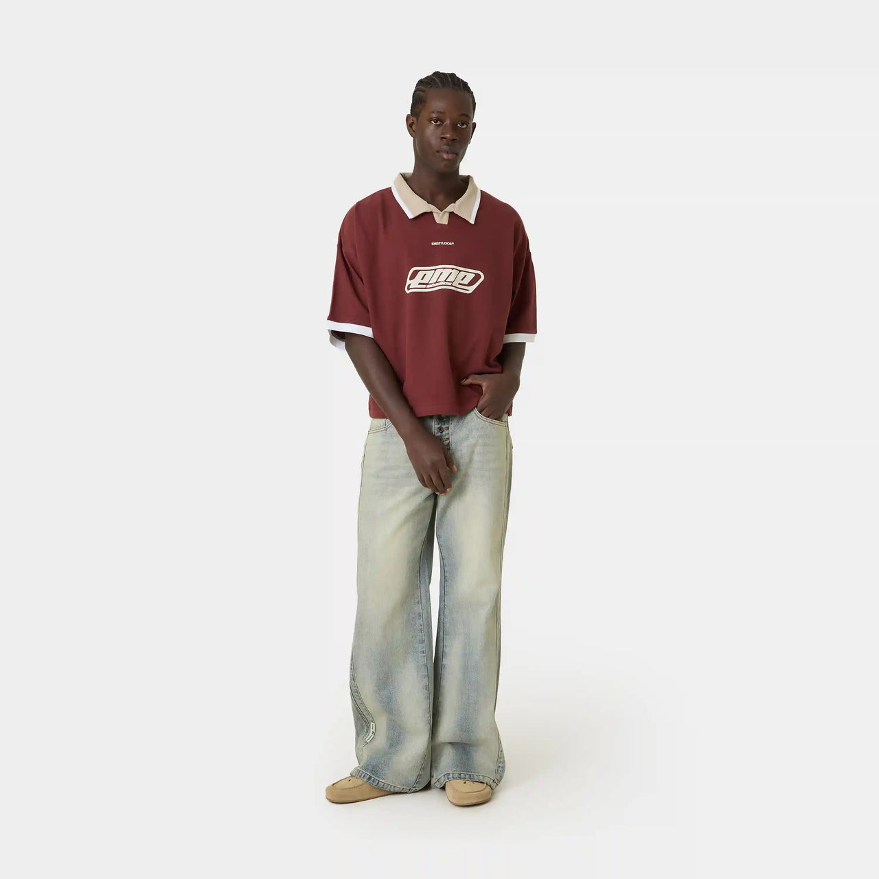 Eme Studios DKT Brown Short Polo