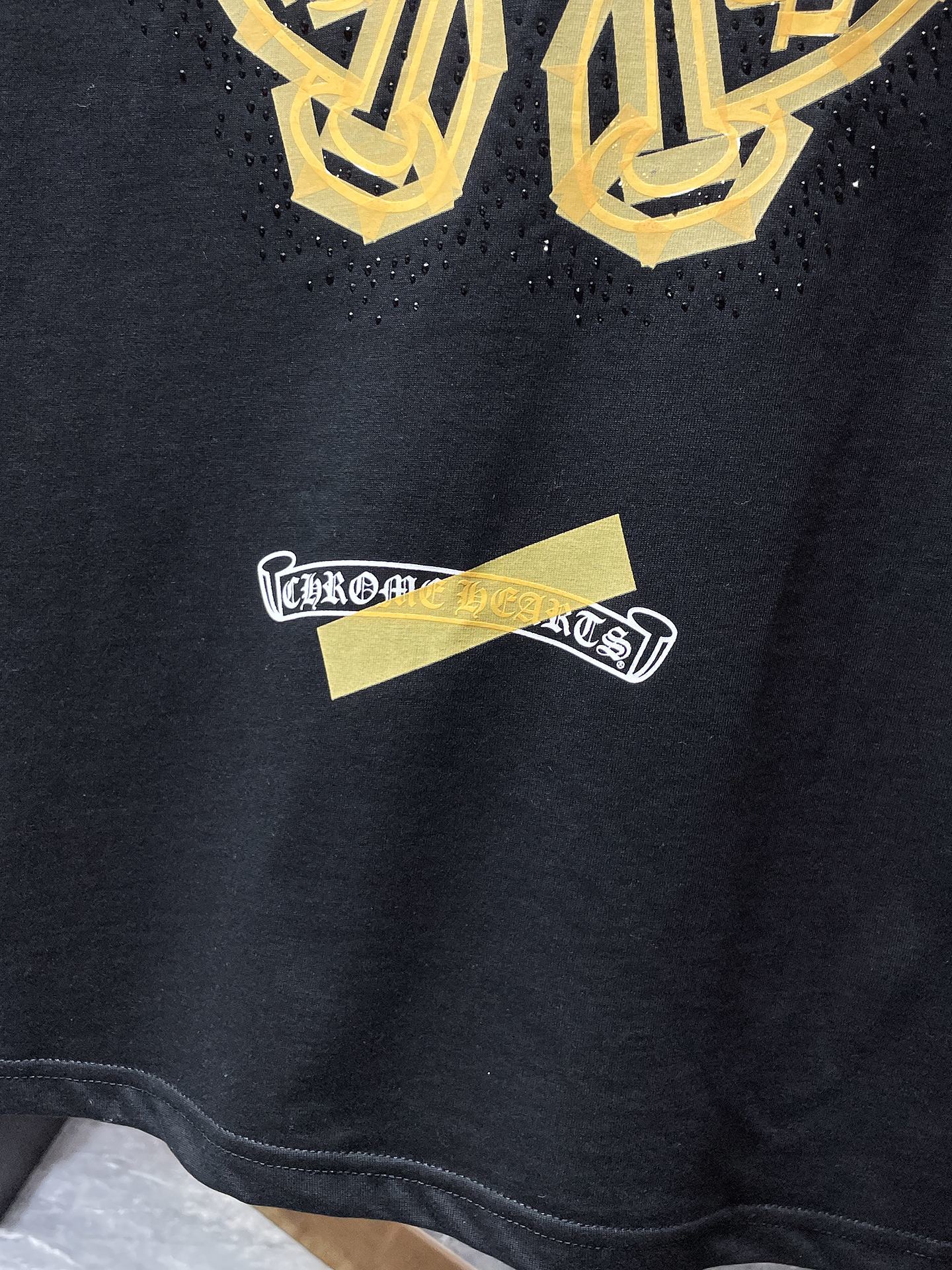 Chrome Hearts Horseshoe Type Logo T-Shirt 'Black'