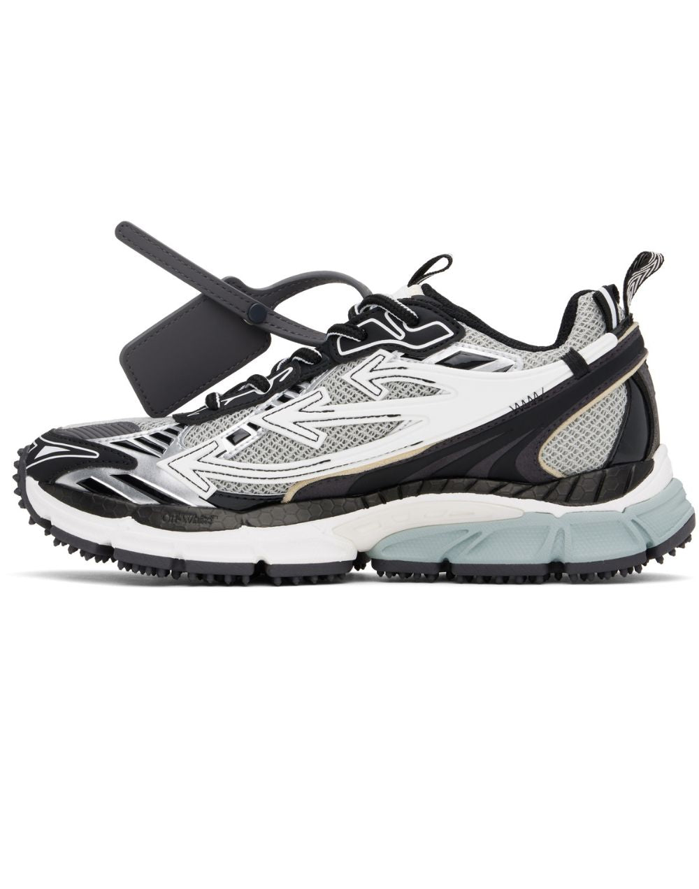 Off White Be Rigth Back Grey Black