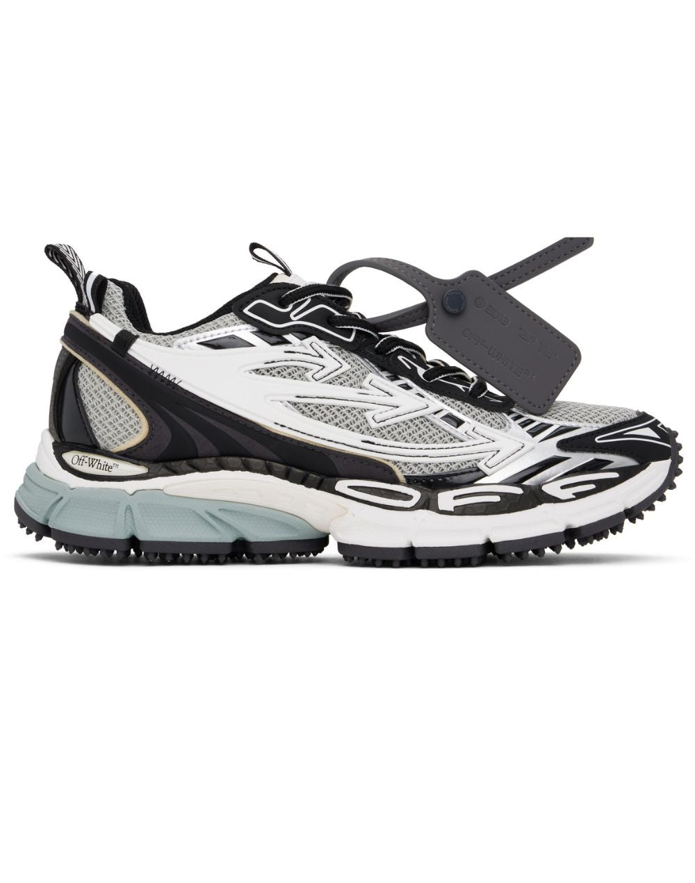 Off White Be Rigth Back Grey Black