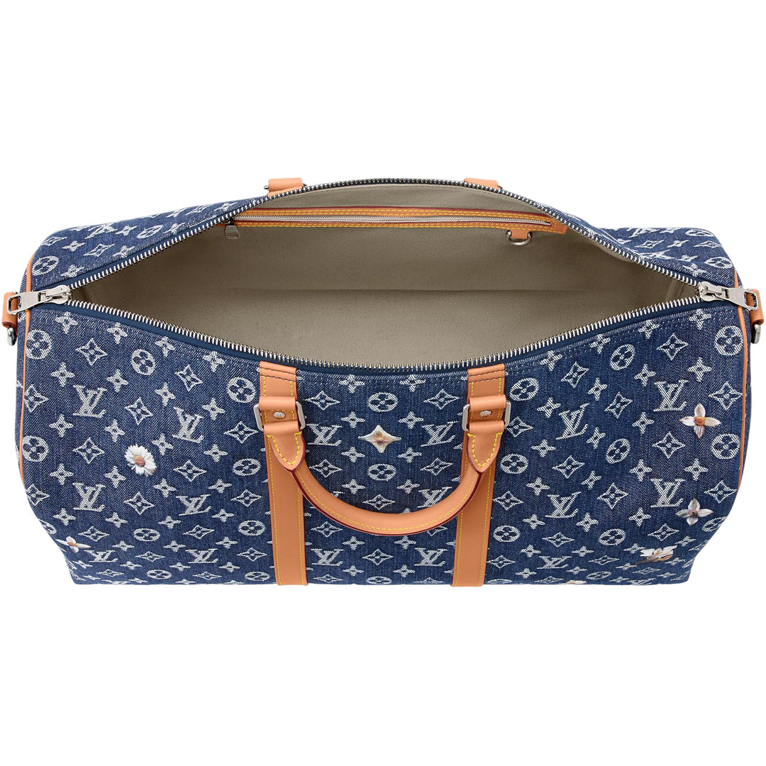 Louis Vuitton Keepall Bandoulière 50 Blue