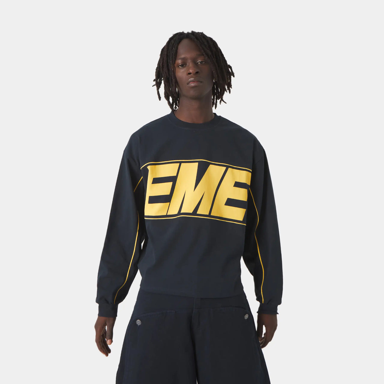 Eme Studios Crossline Navy Long Sleeve