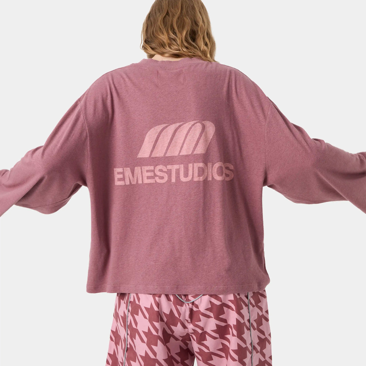 Eme Studios Cotten Burgundy Long Sleeve