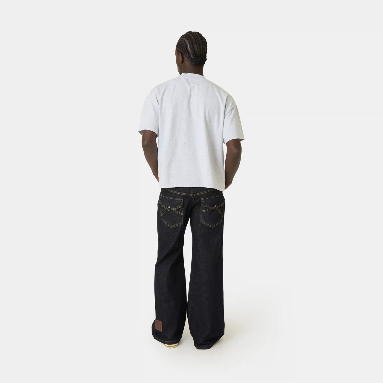 Eme Studios By Your Name Heather Grey Oversized Tee