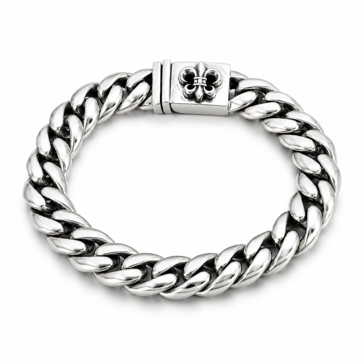 Chrome Hearts - Fleur de Lis Link Bracelet