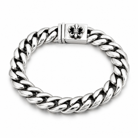 Chrome Hearts - Fleur de Lis Link Bracelet