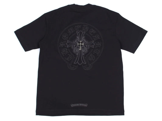 Chrome Hearts Horseshoe Pin Cross T-Shirt 'Black'