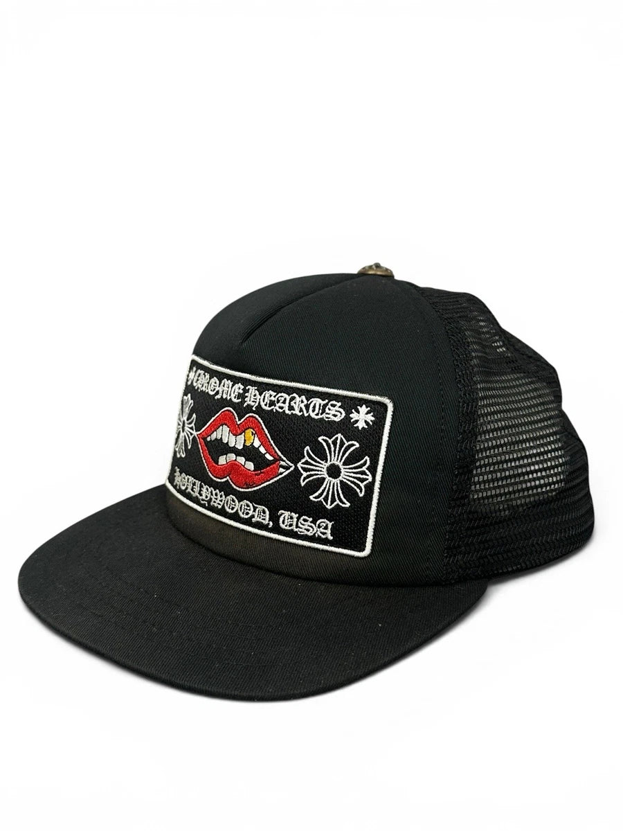 Chrome Hearts Chomper Hollywood Trucker Hat 'Black'
