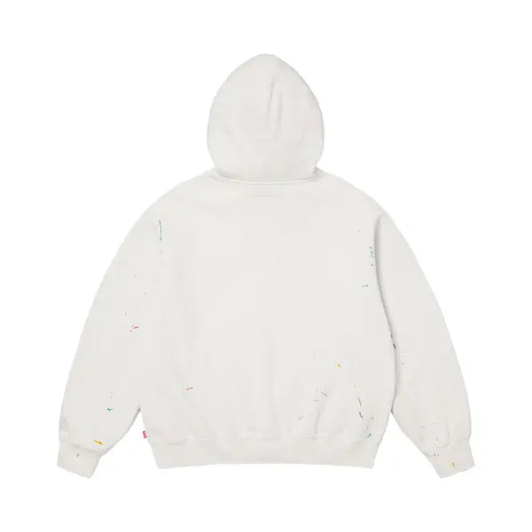 Supreme x MM6 Maison Margiela Box Logo Zip Up Hooded Sweatshirt 'White'