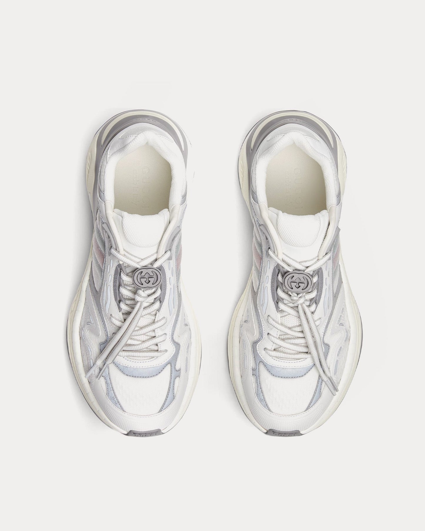 Gucci - 2.0 Mesh & Leather White / Grey
