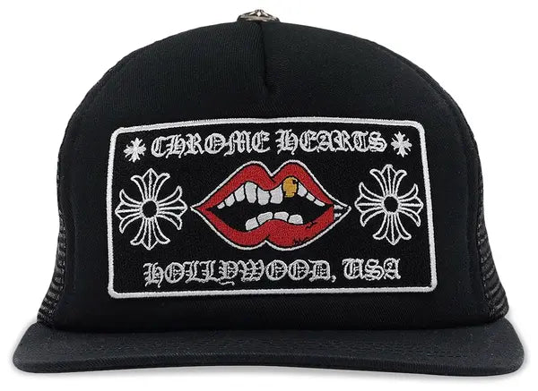 Chrome Hearts Chomper Hollywood Trucker Hat 'Black'