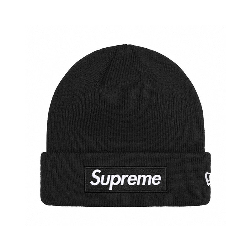 Supreme New Era Box Logo Beanie Black
