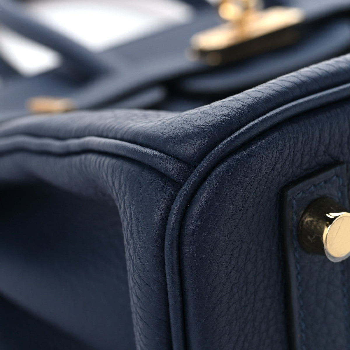 Hermes Togo Birkin 25 Bleu Abysse