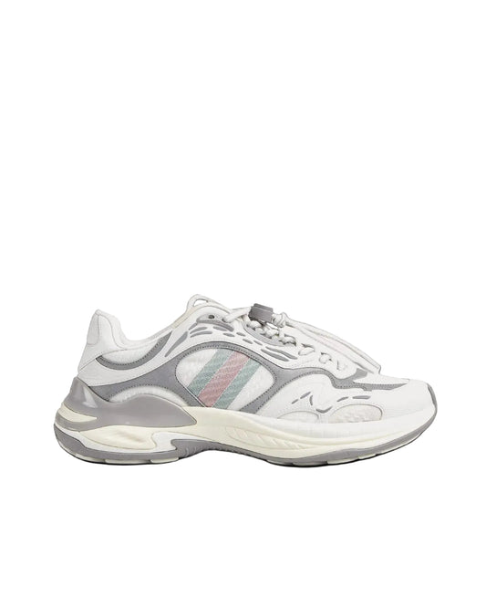 Gucci - 2.0 Mesh & Leather White / Grey