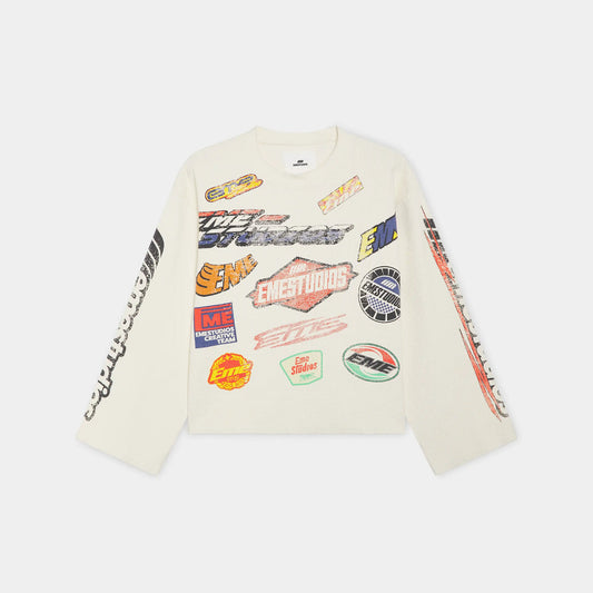 Eme Studios Waffle Off Sand Crewneck