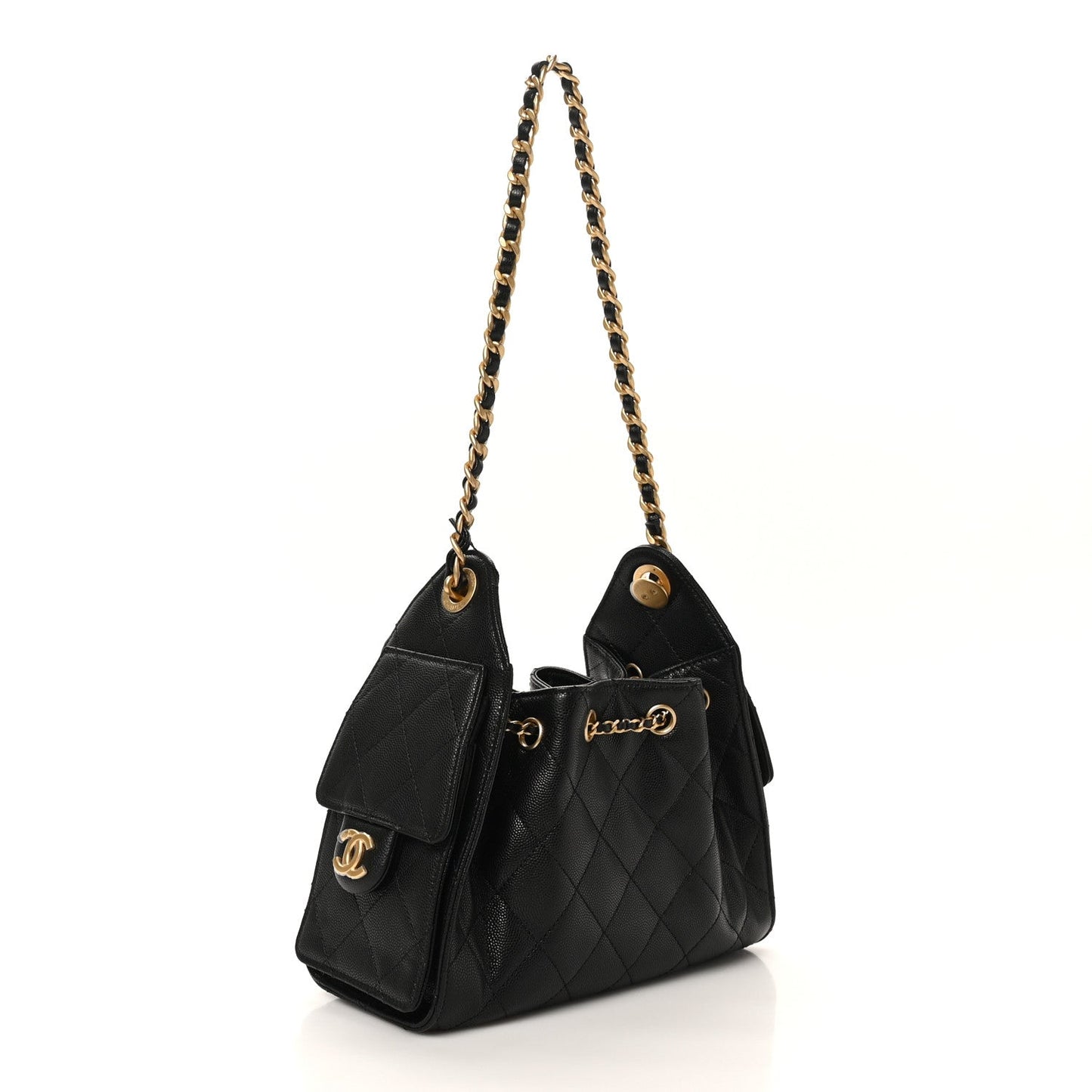 Chanel
Caviar Quilted Mini Chanel 25 Handbag Black
