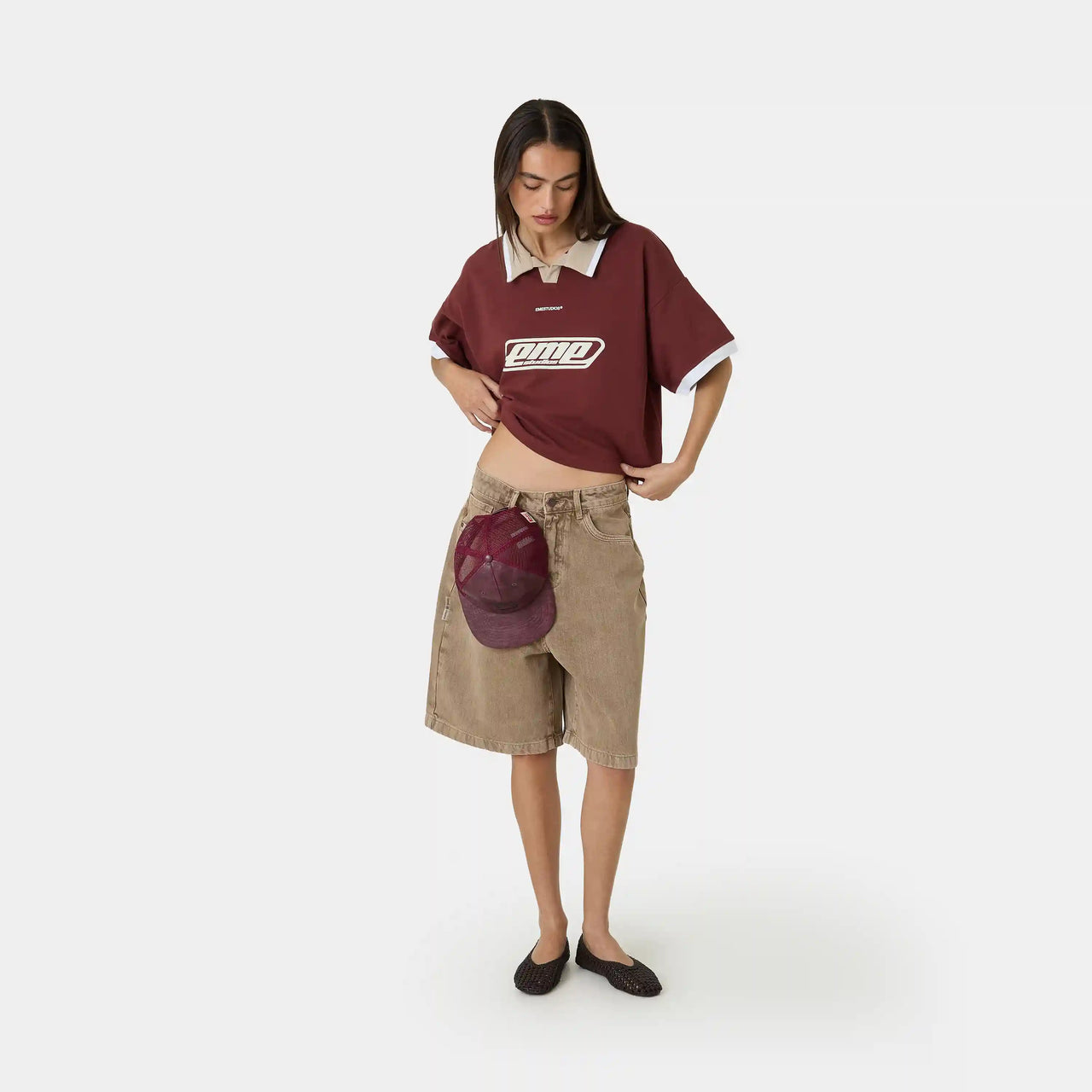Eme Studios DKT Brown Short Polo