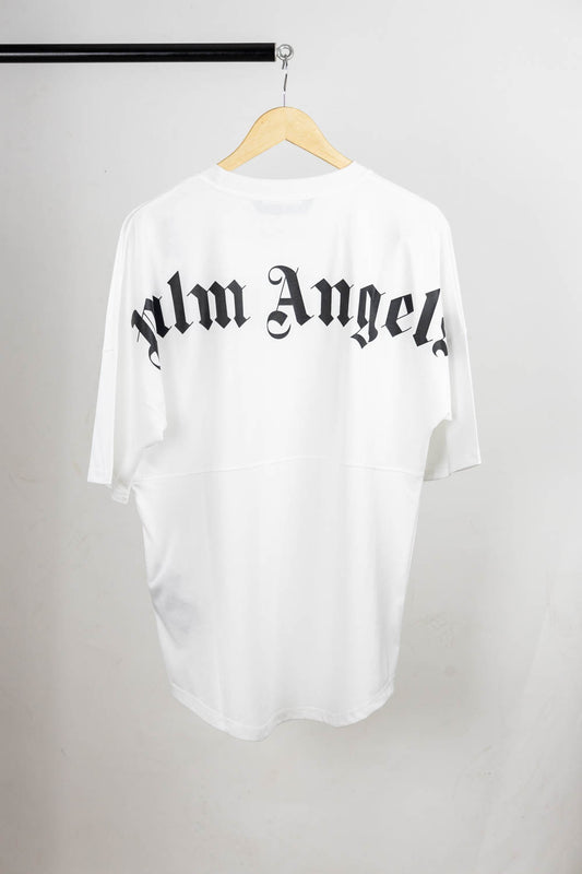 Palm Angels Classic Logo Print T-shirt Whitels