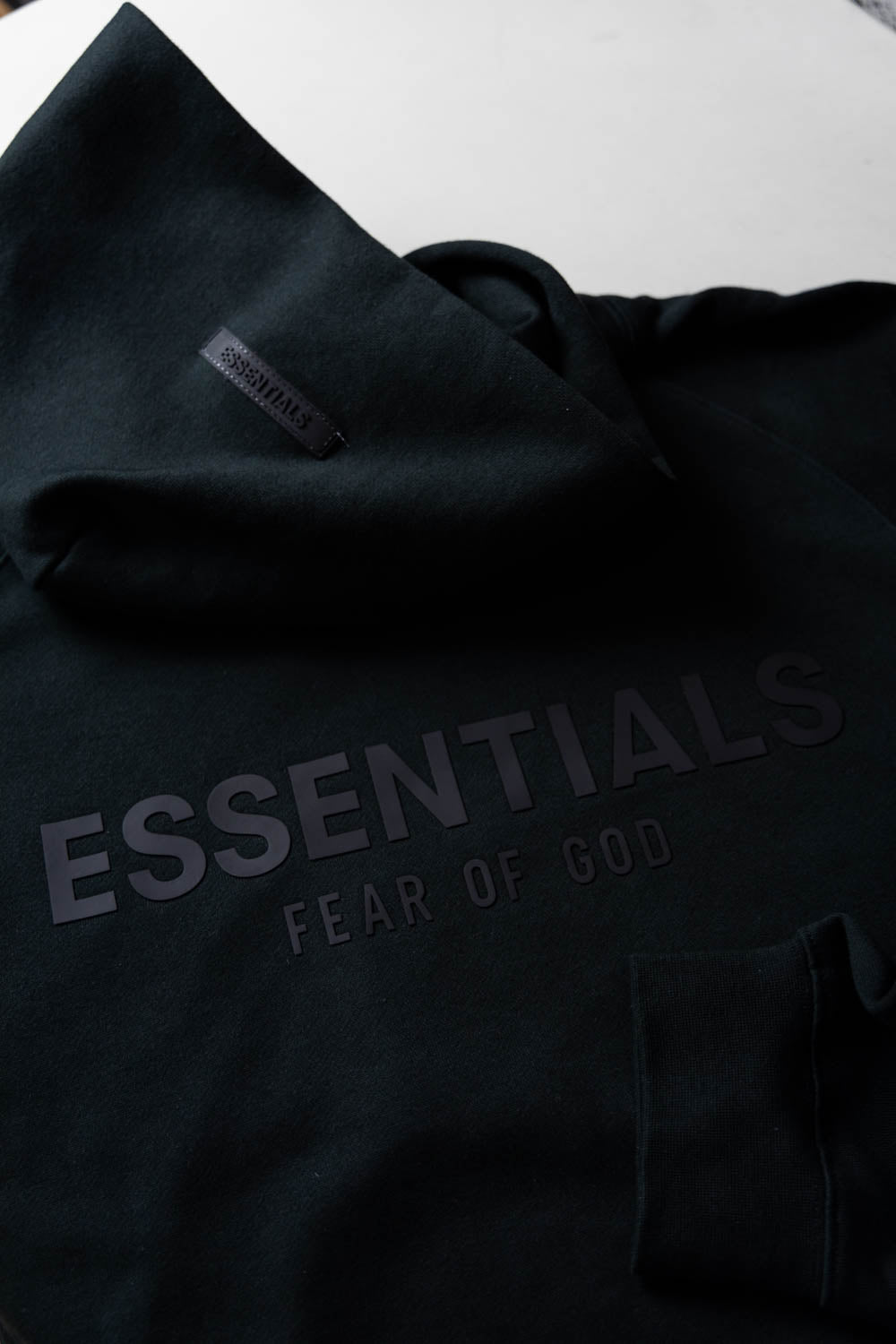 Fear of God Essentials Hoodie Pull-Over Hoodie (SS21) 'Black'